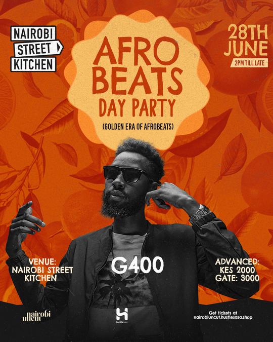Afro Beats Day Party (Golden Era of Afrobeats) event's poster