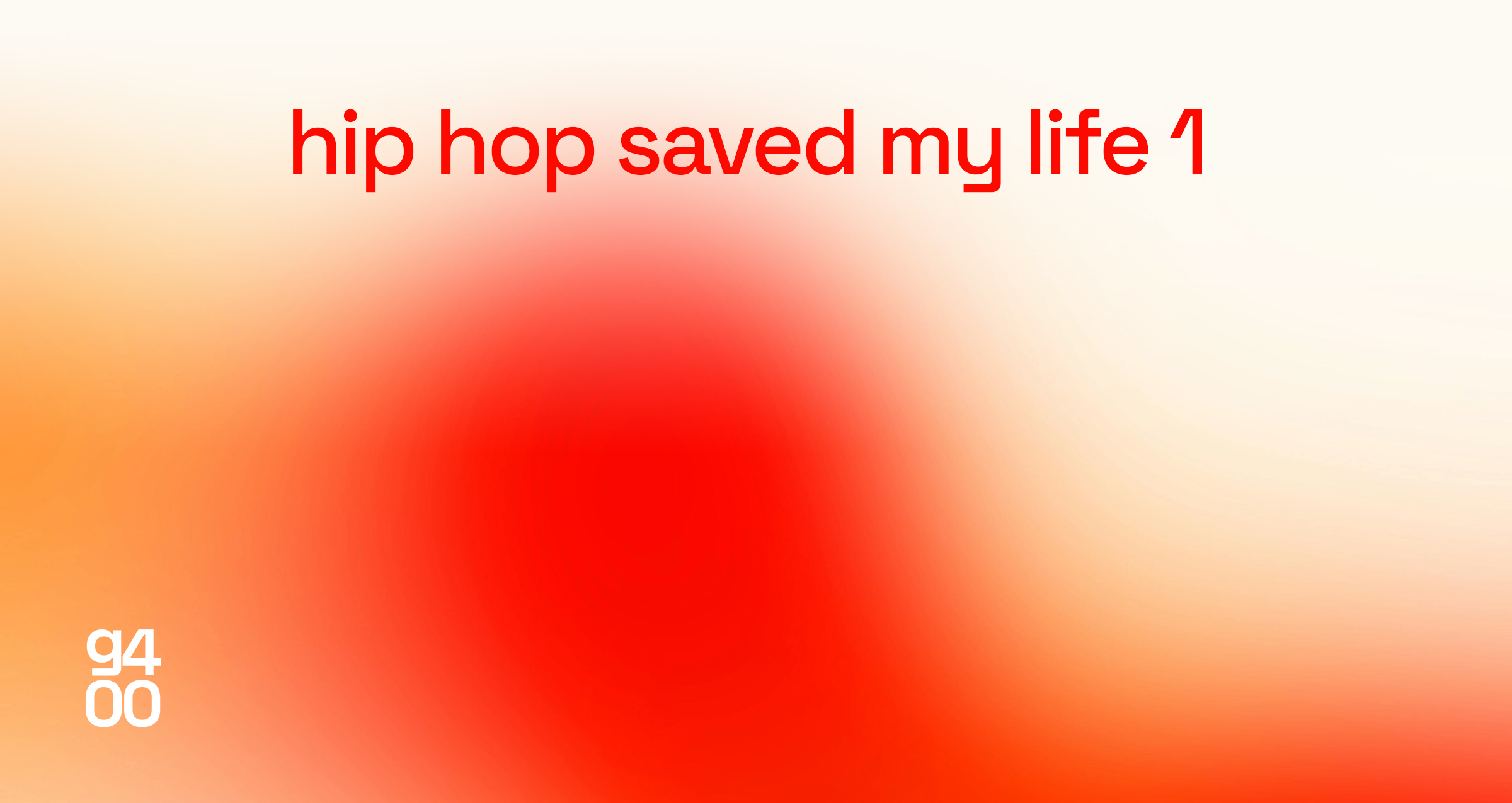 Hip Hop Saved My Life Vol 01 Mix Cover
