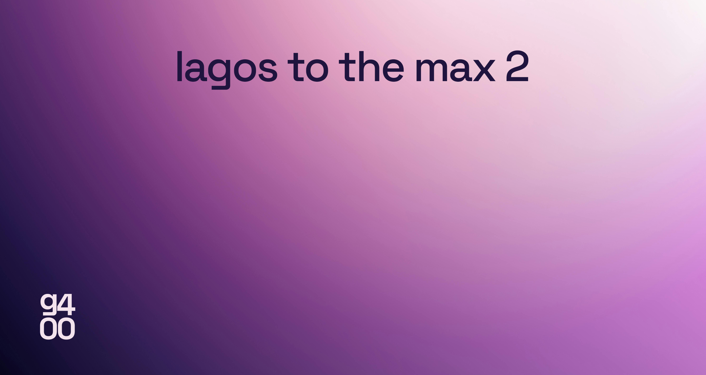 Lagos To The Max Vol 02 Mix Cover
