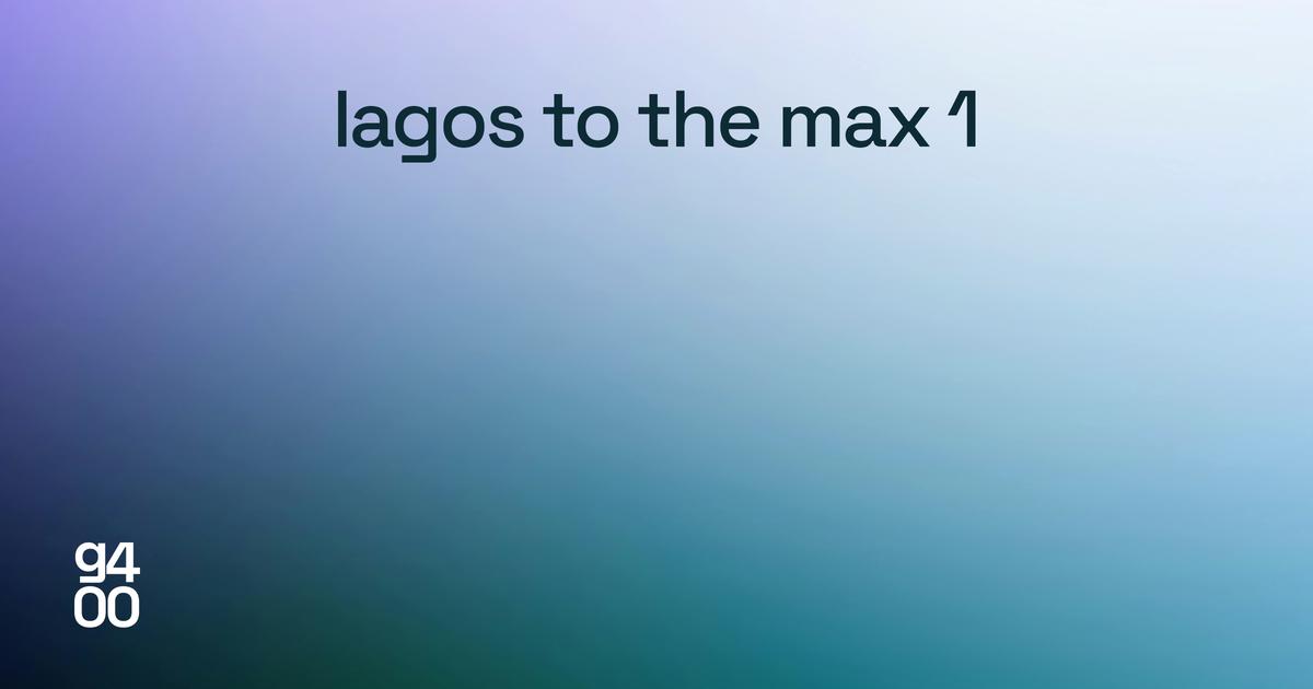 Lagos To The Max Vol 01's thumbnail