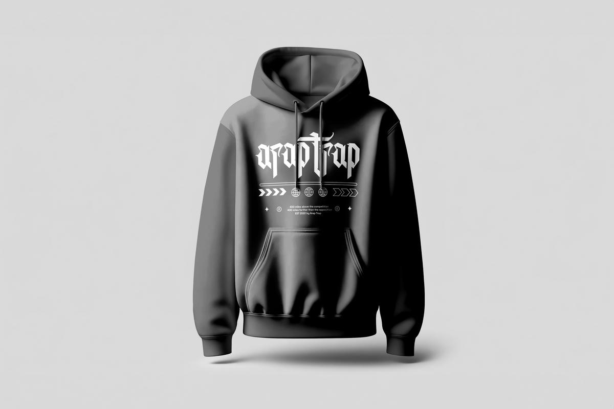 Arap Trap Old English Hoodie Image 3